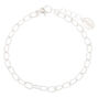 Silver Charm Chain Bracelet,