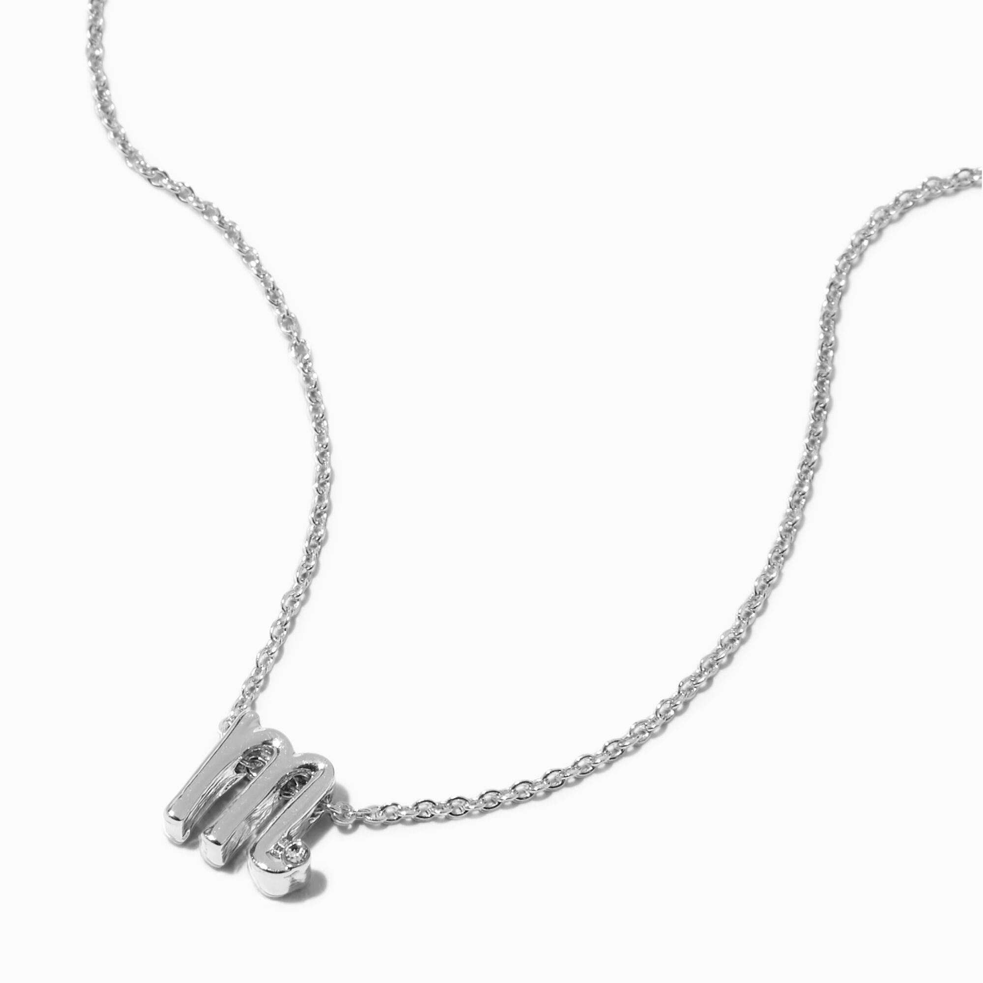 Swarovski initial pendant necklace top