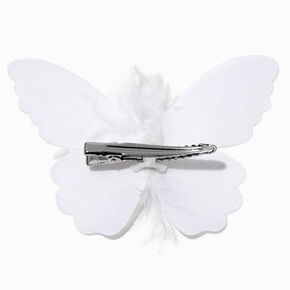 White Butterfly Hair Clip,