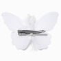 Barrette papillon blanche,