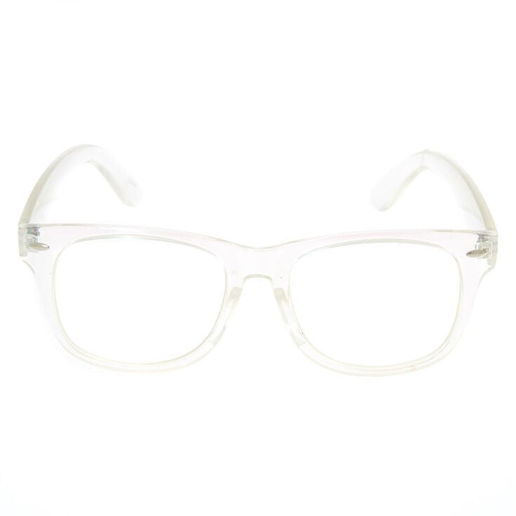 Holographic Retro Clear Lens Frames,