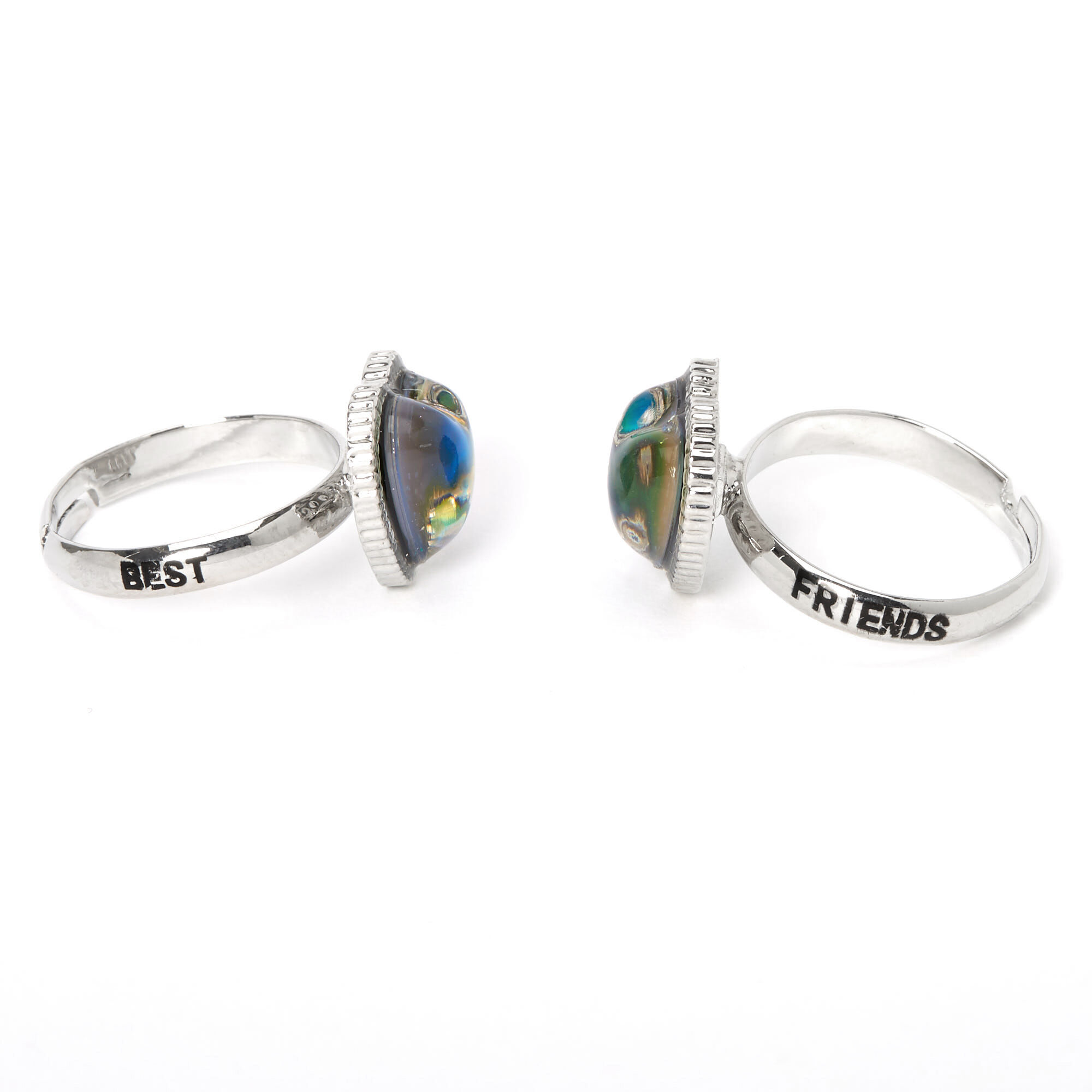 Best Friends Heart Mood Rings 2 Pack
