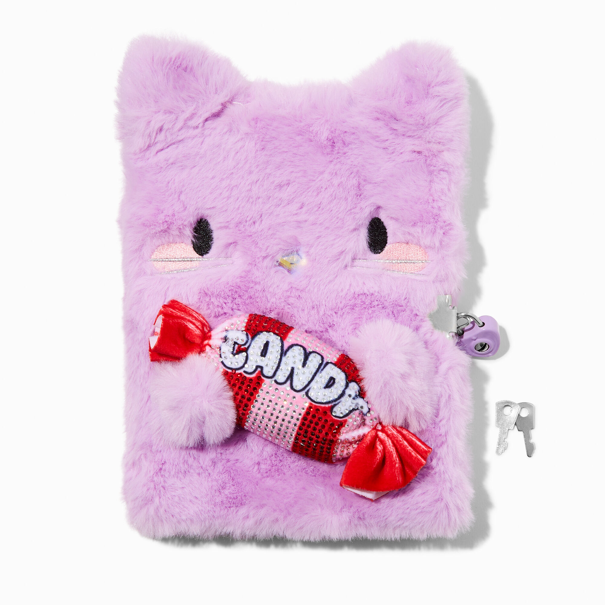 View Claires Candy Cat Lock Diary information