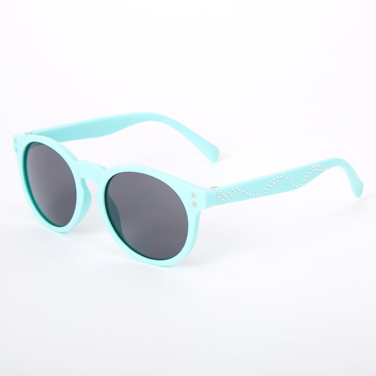 Claire's Lunettes de soleil rondes Claire's Club - Vert menthe