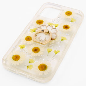 Daisy Ring Holder Protective Phone Case - Fits iPhone 12/12 Pro,