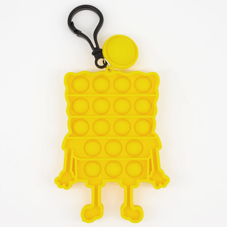 Porte-cl&eacute;s jouet fidget Pop Poppers Bob l&rsquo;&eacute;ponge&trade; - Jaune,