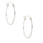 Sterling Silver 18MM Hoop Earrings,