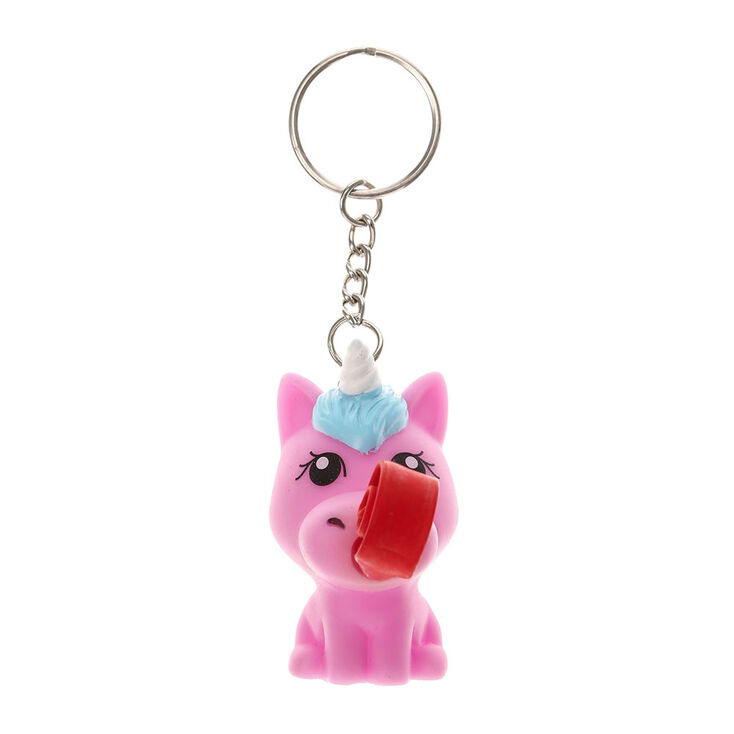 Unicorn Popping Tongue Keychain,