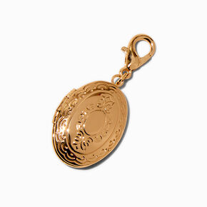 T H E M E x Claire&#39;s Gold-tone Locket Charm,