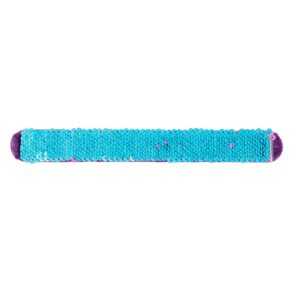 Reversible Sequin Slap Bracelet - Pink,
