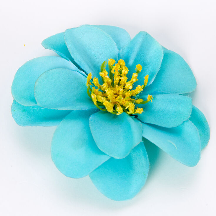 Blue Flower Hair Clip,