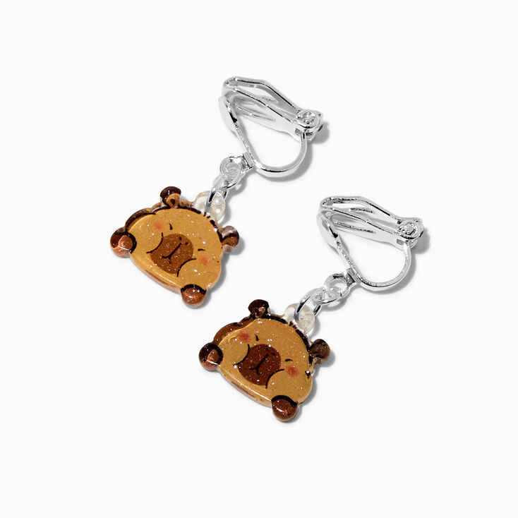 Capybara Clip-On Earrings,