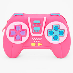 Pink Video Game Controller Jelly Coin Purse,