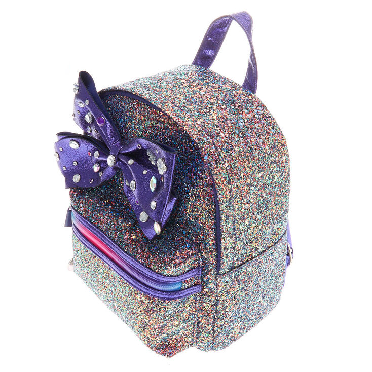 JoJo Siwa™ Cake Glitter Backpack - Purple | Claire's