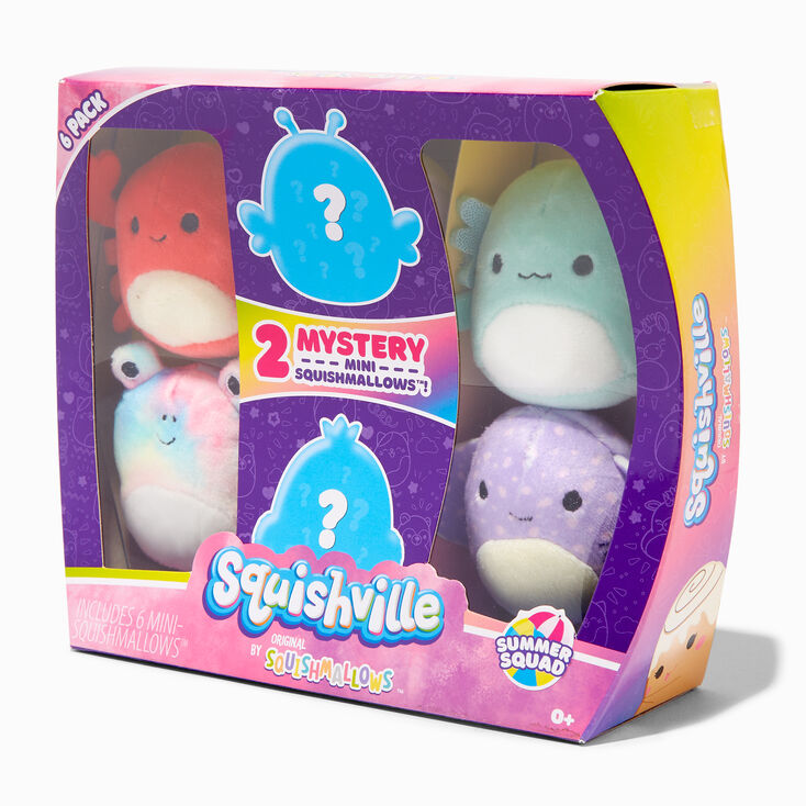 Squishmallows Squishville! Honor Roll Squad Mini Plush 6-Pack Set 