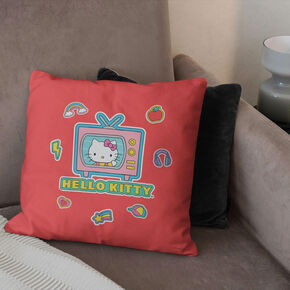 Hello Kitty&reg; Sticker Printed Throw Pillow &#40;ds&#41;,