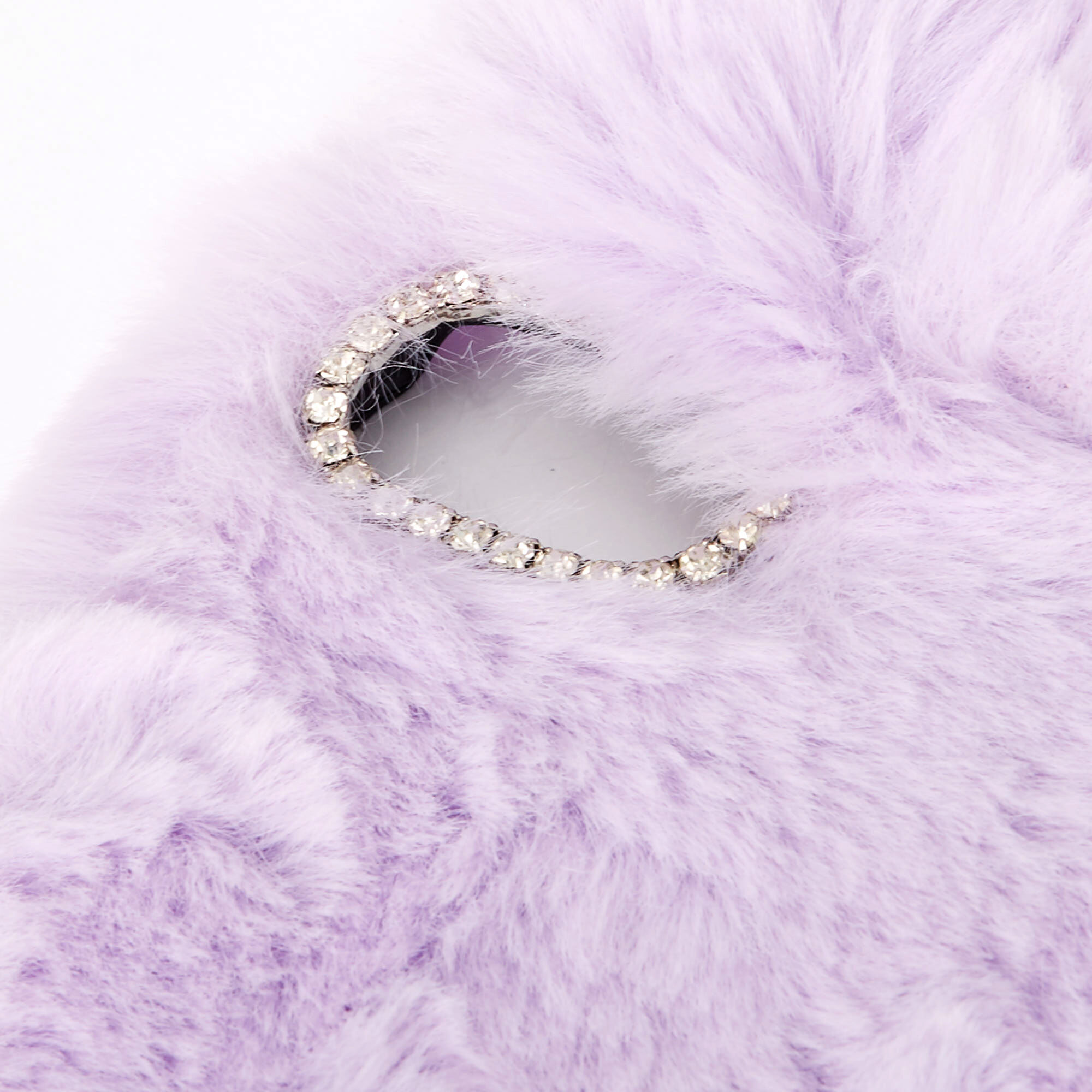 Purple Fur Bunny Phone Case - Fits iPhone 6/7/8/SE,