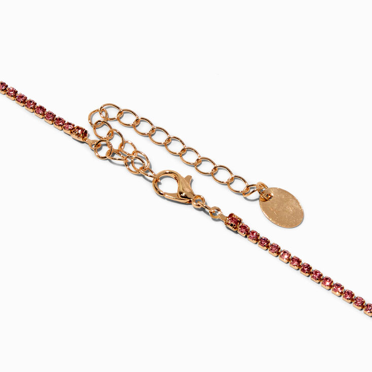 Pink Cup Chain Y-Neck Necklace ,