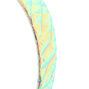 Holographic Faux Snakeskin Headwrap,