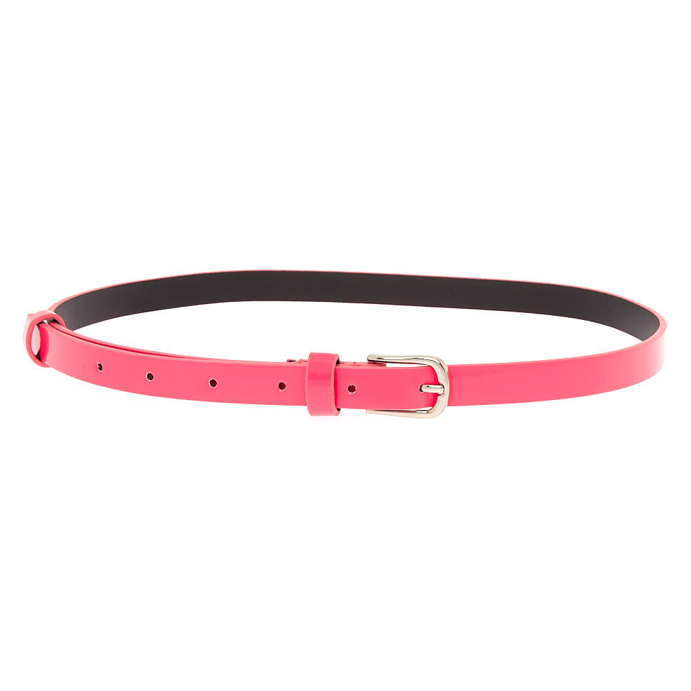 neon pink buckle belt