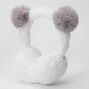 Claire's Club Plush Panda Ear Muffs - Pink,