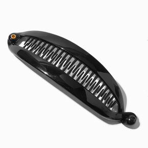 Black Oil Slick Banana Hair Claw,