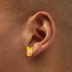 C LUXE by Claire&#39;s Sterling Silver Post Lemonade Stud Earrings,