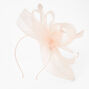 Large Blush Pink Swirl Fascinator,