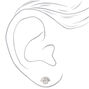 Blue Sterling Silver Seashell Starfish Stud Earrings - 3 Pack,