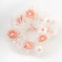 Giant Sheer Mesh Daisy Hair Scrunchie - Pink,