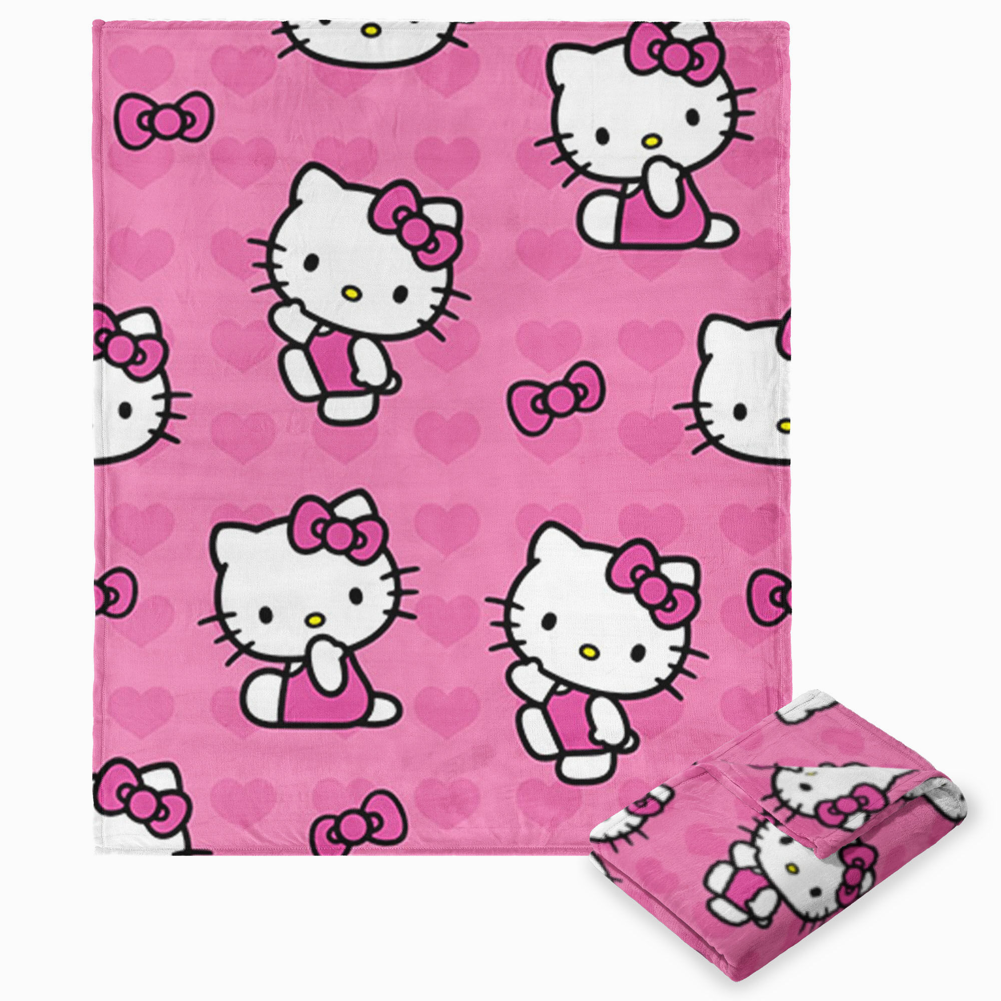 Hello Kitty® I Love Pink Silk Touch Throw (ds),