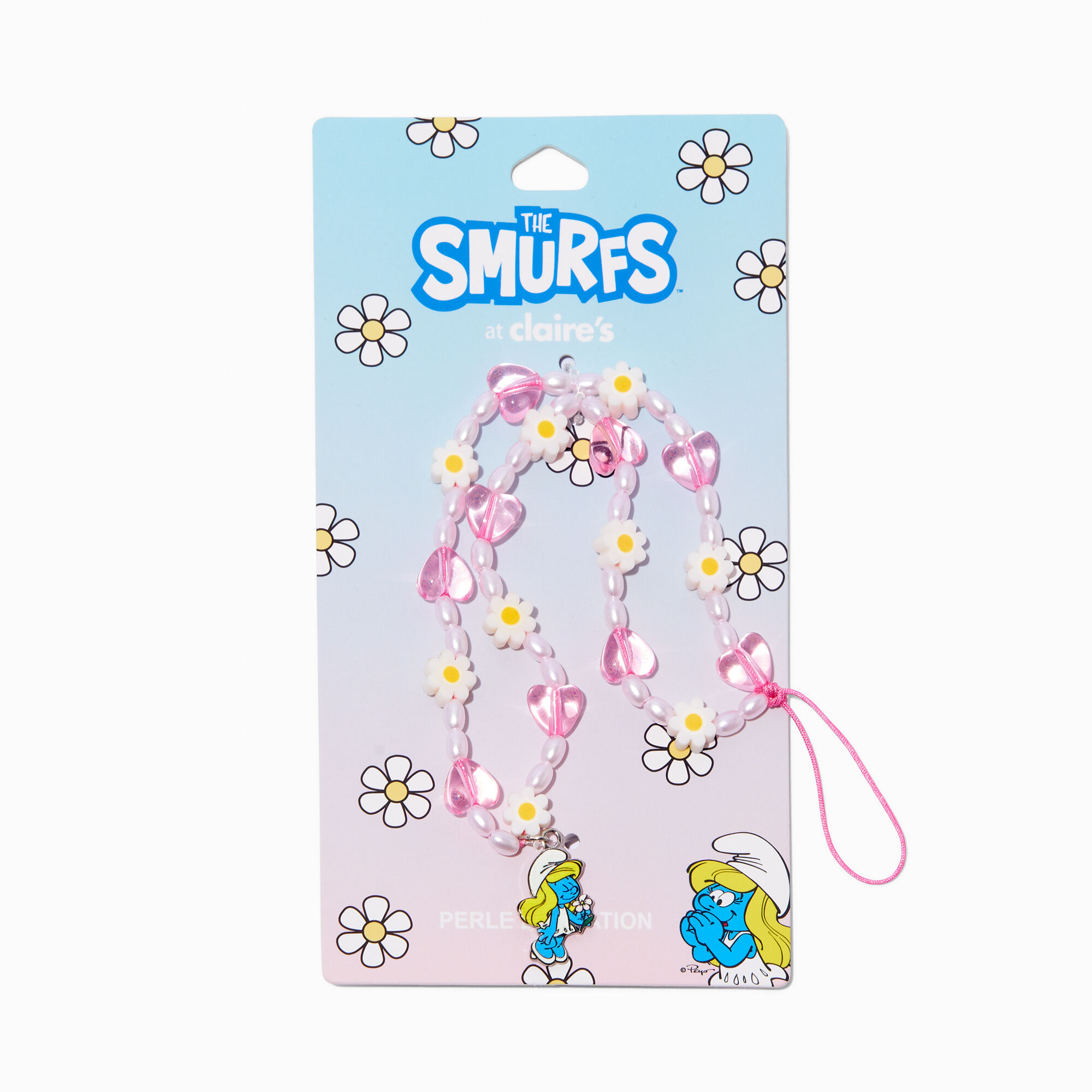 View The Smurfs Claires Exclusive Beaded Phone Wrist Strap information