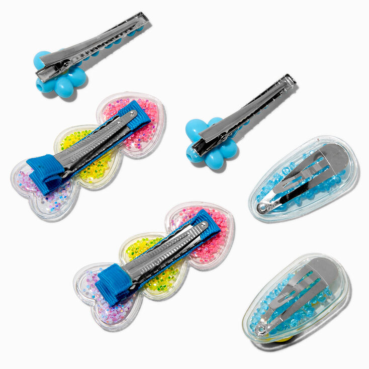 Claire&#39;s Club Lemon Mixed Hair Clips - 6 Pack,