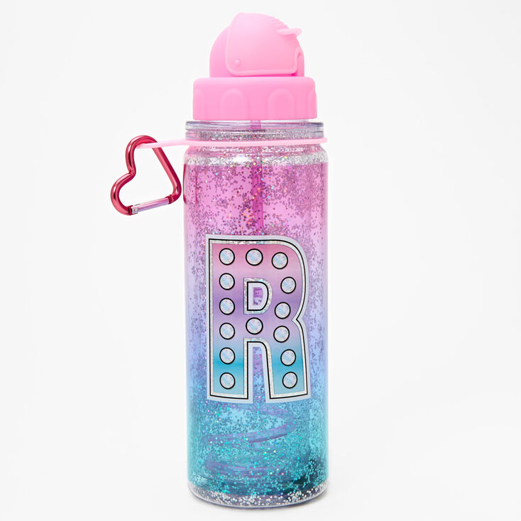 Initial Water Bottle - Pink, R