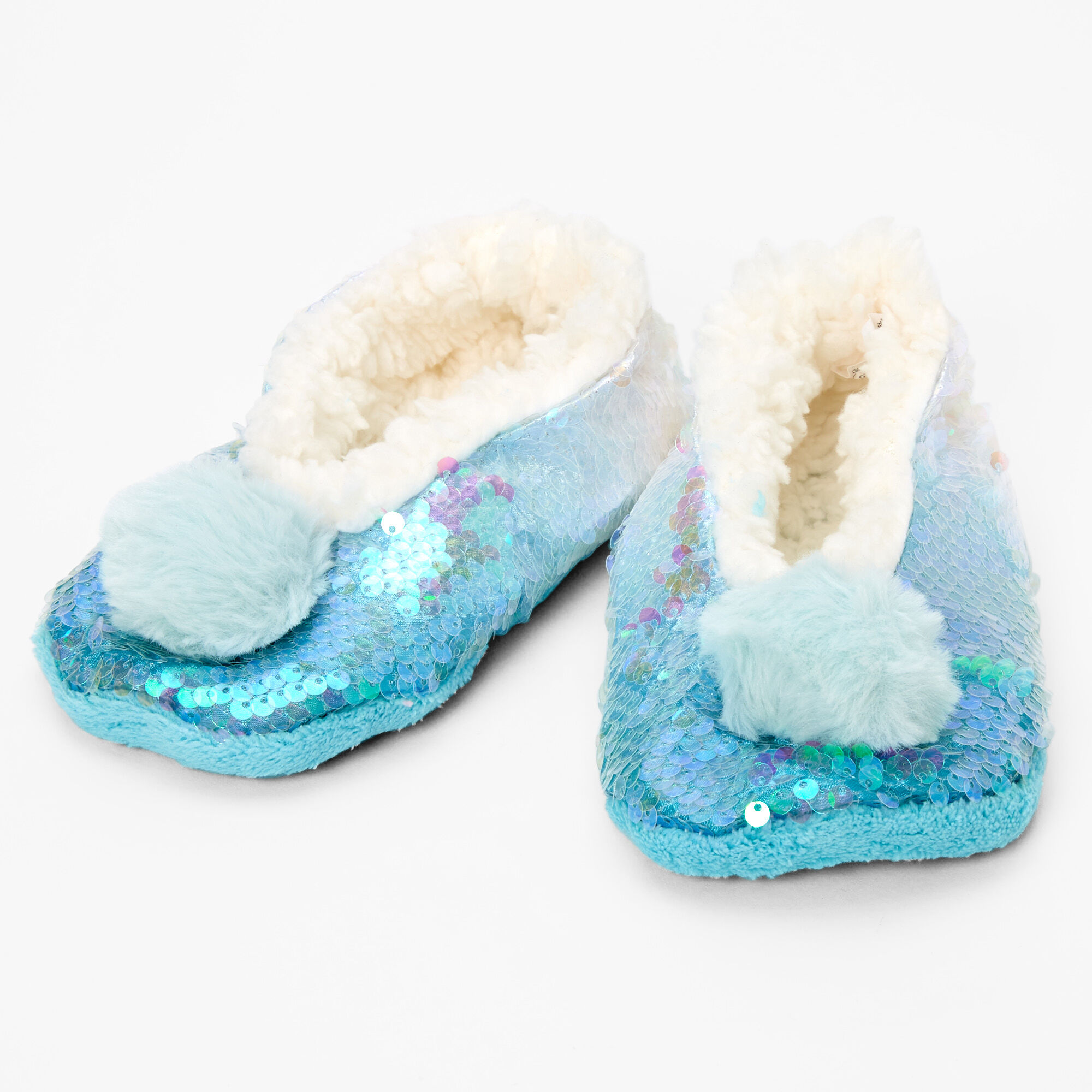 Sequin slippers kids store