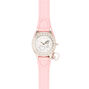 Pink Heart Charm Wrist Watch,