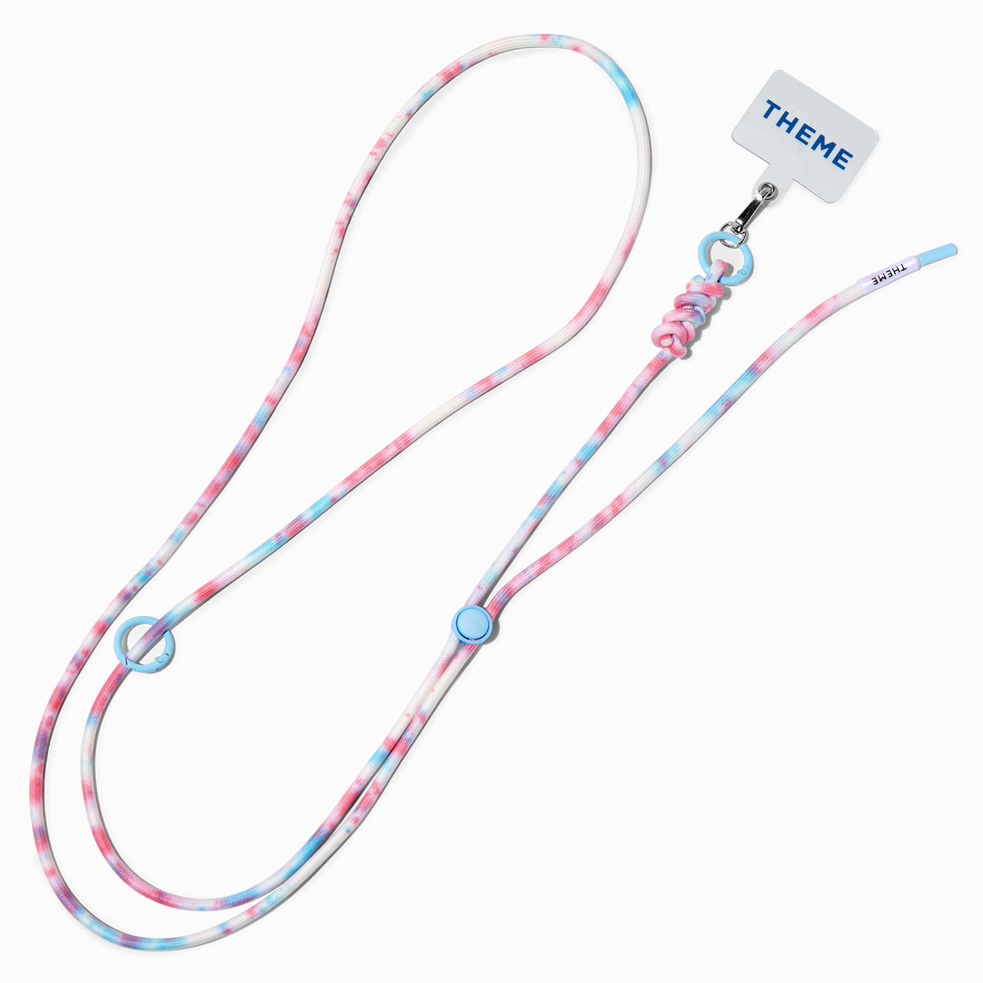 T H E M E x Claire's Tie Dye Rope Lanyard ,