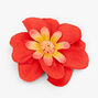 Red Flower Hair Clip,