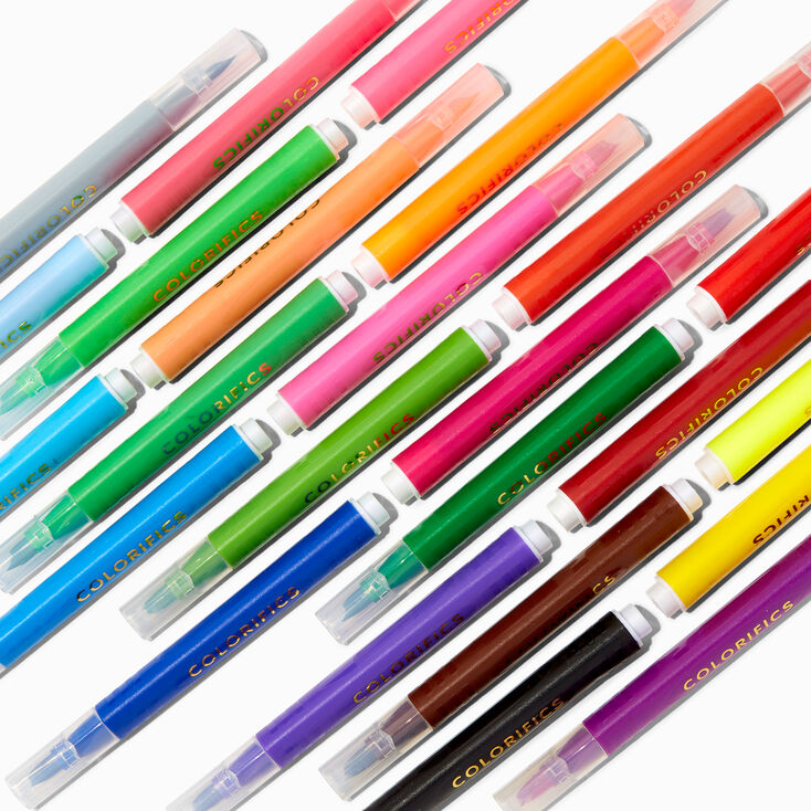 Watercolor Brush Pens Kit - 24 Markers with Paper Pad