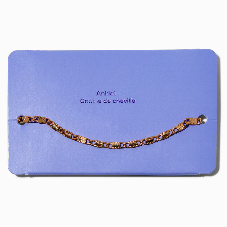 Gold Sicily Chain Anklet,