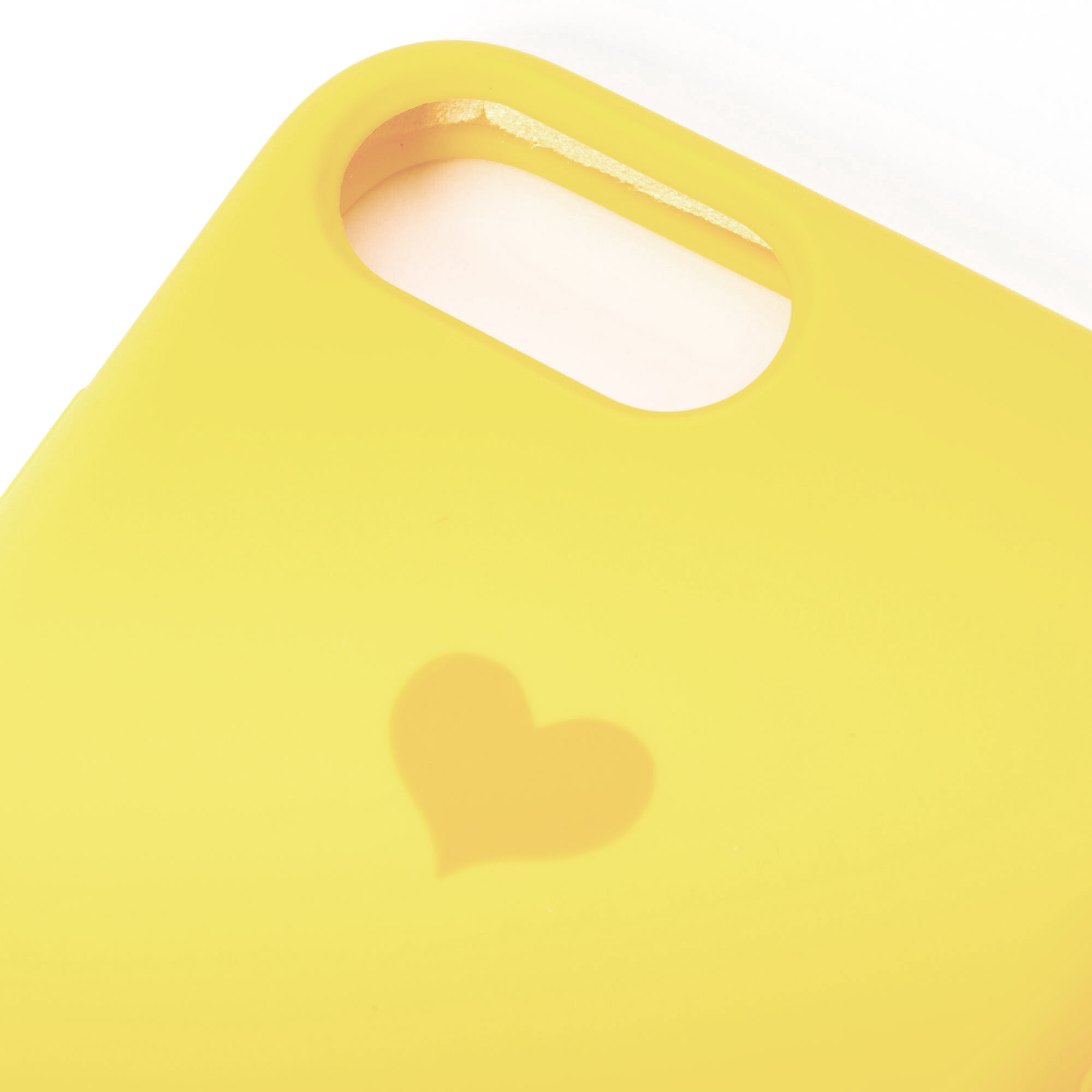 Coque de portable cœur jaune - Compatible avec iPhone® 6/7/8/SE,