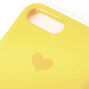 Coque de portable c&oelig;ur jaune - Compatible avec iPhone&reg; 6/7/8/SE,