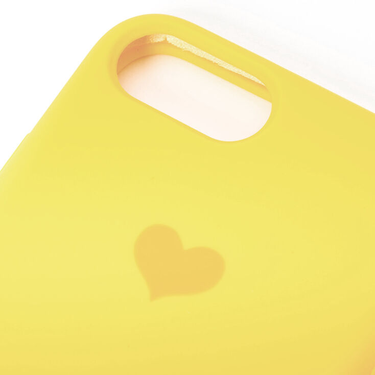 Yellow Heart Phone Case - Fits iPhone&reg; 6/7/8/SE,