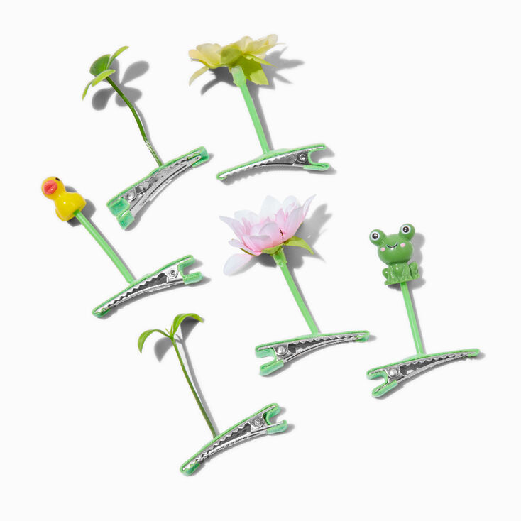 Kitschy Garden Sprout Hair Clips - 6 Pack,