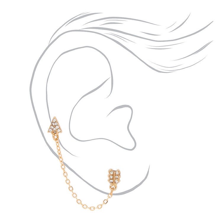 Gold Embellished Mystical Mixed Earrings - 9 Pack,