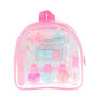 Claire&#39;s Club Pastel Glitter Backpack Makeup Set,