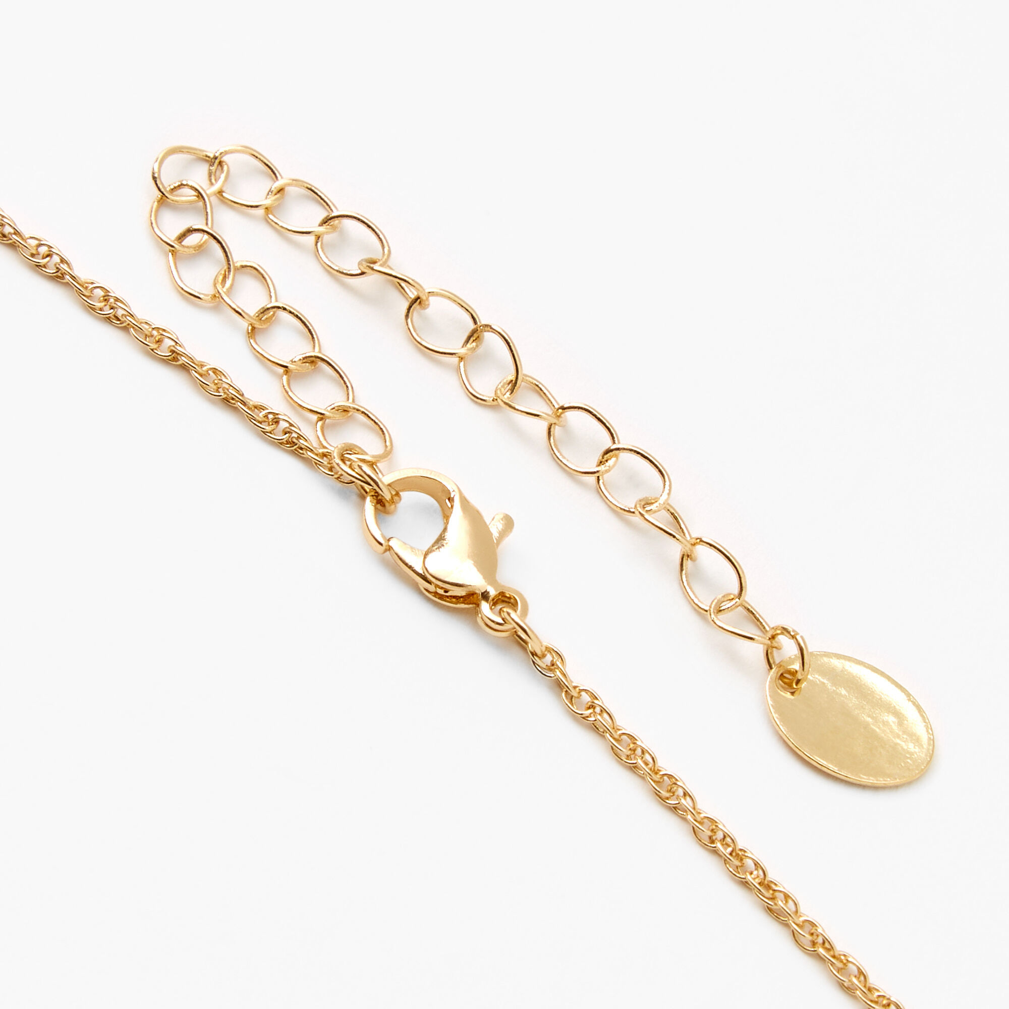 Gold Skull Pendant Jewellery Set - 2 Pack,