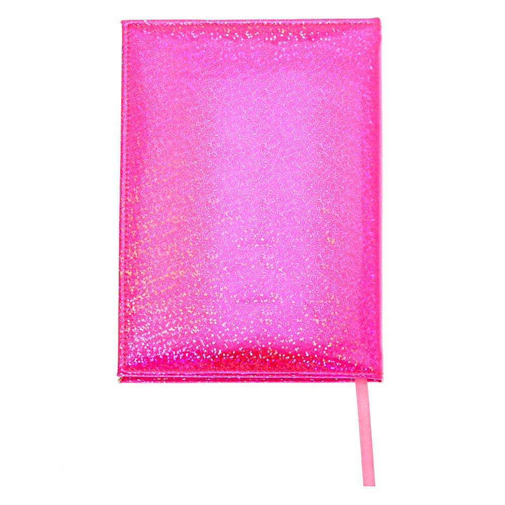 Journal intime spongieux cœur zèbre arc-en-ciel - Rose,