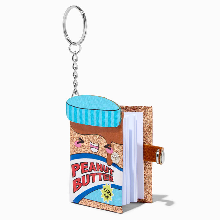 Peanut Butter Mini Diary Keychain,