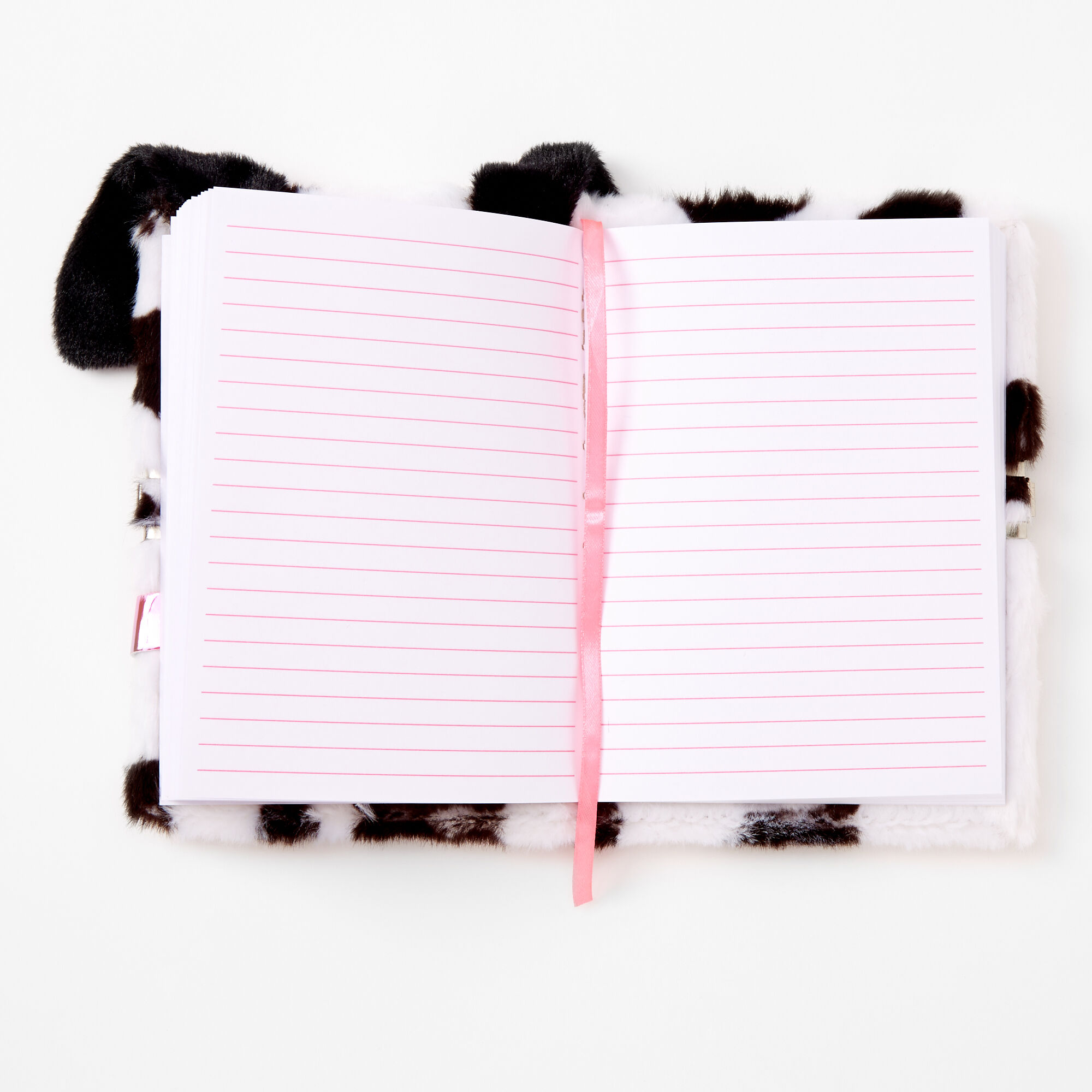 Dalmatian Furry Lock Diary,